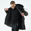 Hooded Mid-Length Jacket for Men