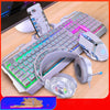 Wireless Keyboard, Mouse, and Earphone Bundle