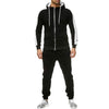 Men's color matching splicing casual suit