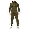 Men's color matching splicing casual suit