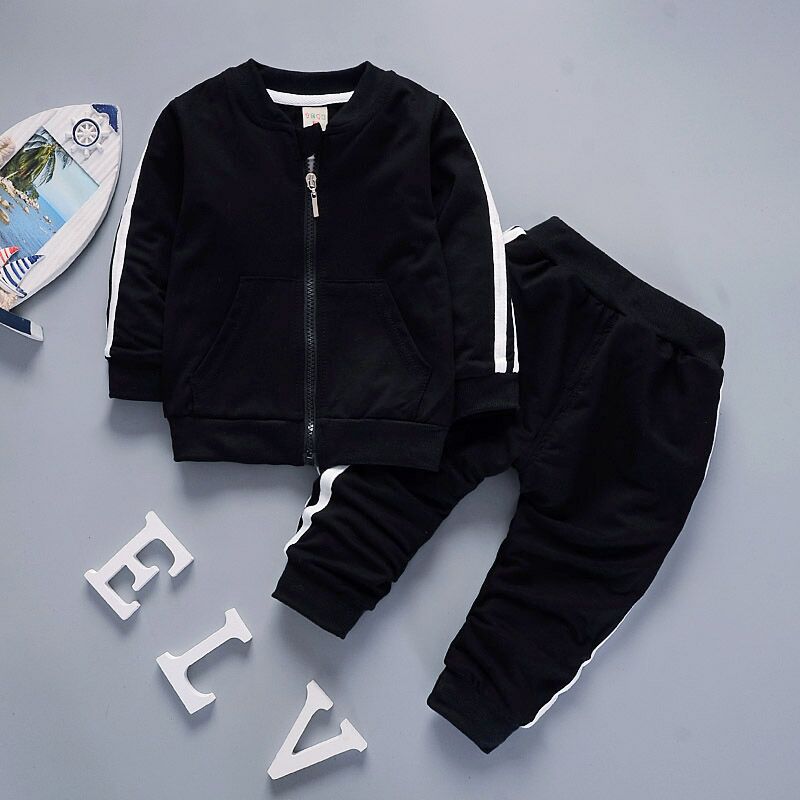 Spring And Autumn Casual Sports Suit Zipper Jacket Two-piece Pants