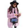 Women's Solid Color Long Sleeve Lapel Faux Fur Coat with a Stylish Temperament