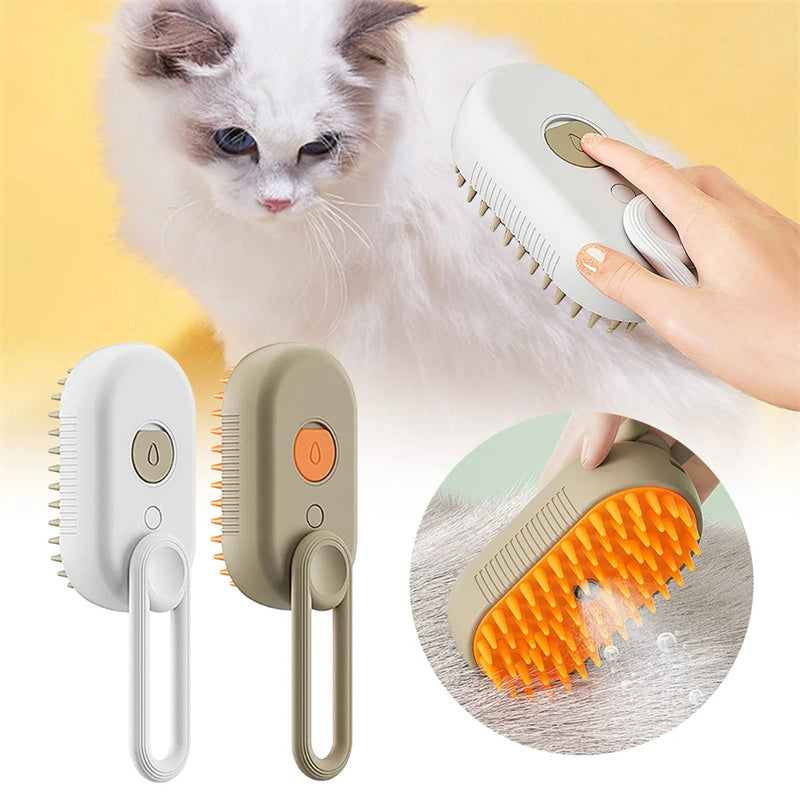 Cat Hair Remover Steam Brush