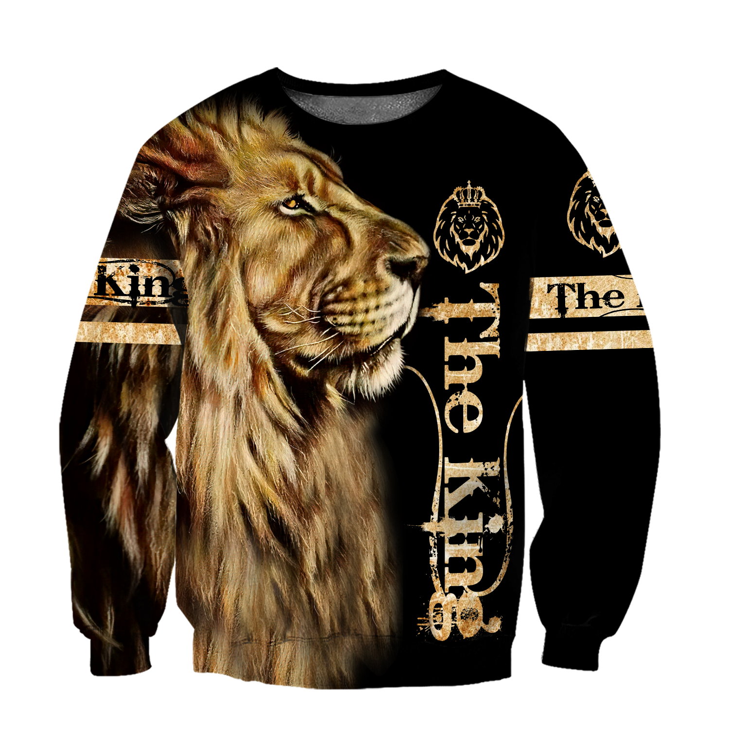 Men's 3D Printed Lion Animal Sports Hoodie