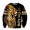 Men's 3D Printed Lion Animal Sports Hoodie