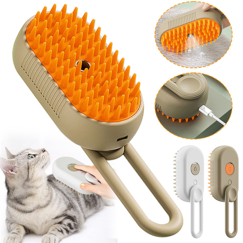 Cat Hair Remover Steam Brush