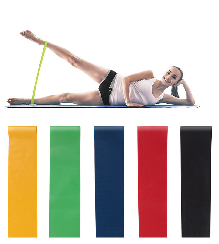 Elastic Bands for Yoga Training with 5 Levels of Resistance