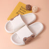 Adorable Bear Slippers for Summer Beach and Bathroom Use