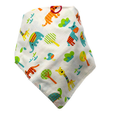 Baby Bibs Waterproof Triangle Cotton Cartoon Child Baberos Bandana Bibs Dribble Bibs Newborn Slabber Absorbent Cloth