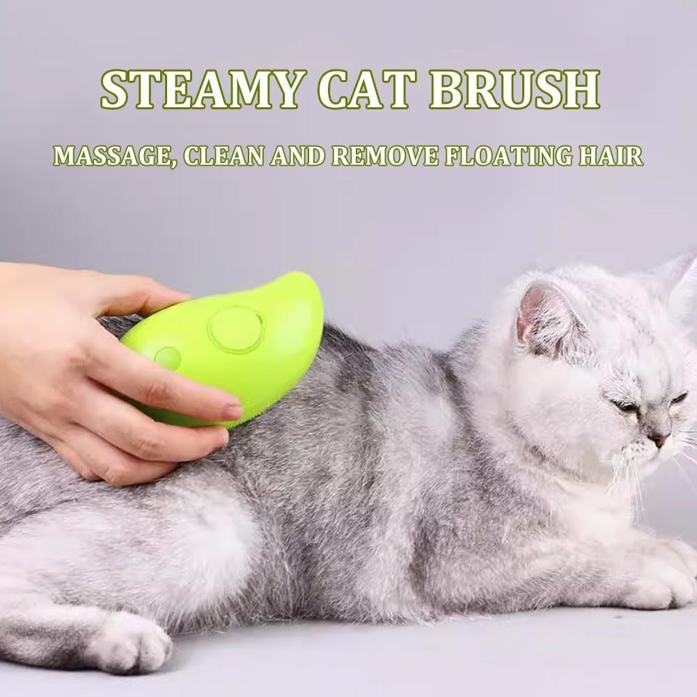 Electric Pet Massage Spray Comb with Steam Brush