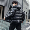 New Winter Cotton-Padded Coat with a Vibrant Surface for Men - Fashionable Brand Design