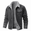 Men's Fleece-lined Cotton Workwear Casual Jacket Coat Lambswool