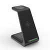 3-in-1 Fast Charging Station with Wireless Charger Stand and Quick Charge Dock for Phones