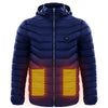Men Heated Puffer Jacket Electric Heating Coat Insulated Hood Windbreaker 9Heat Zones