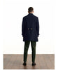 Long Sleeve Woolen Coat for Men in Mid-Length