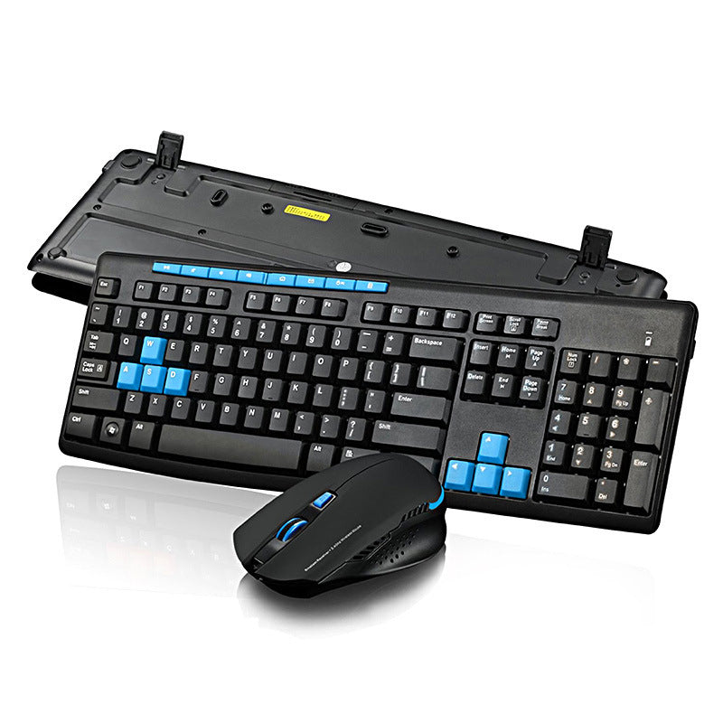 Wireless Keyboard and Mouse Set with USB Connectivity