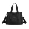 Handheld Casual Women's Shoulder Bag with Spacious Nylon Compartments