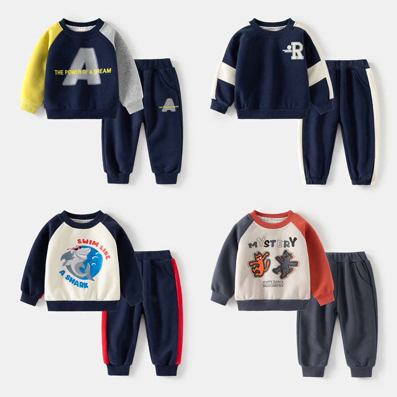 Children's Sweatshirt Suit Two-piece Set