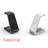 3-in-1 Fast Charging Station with Wireless Charger Stand and Quick Charge Dock for Phones