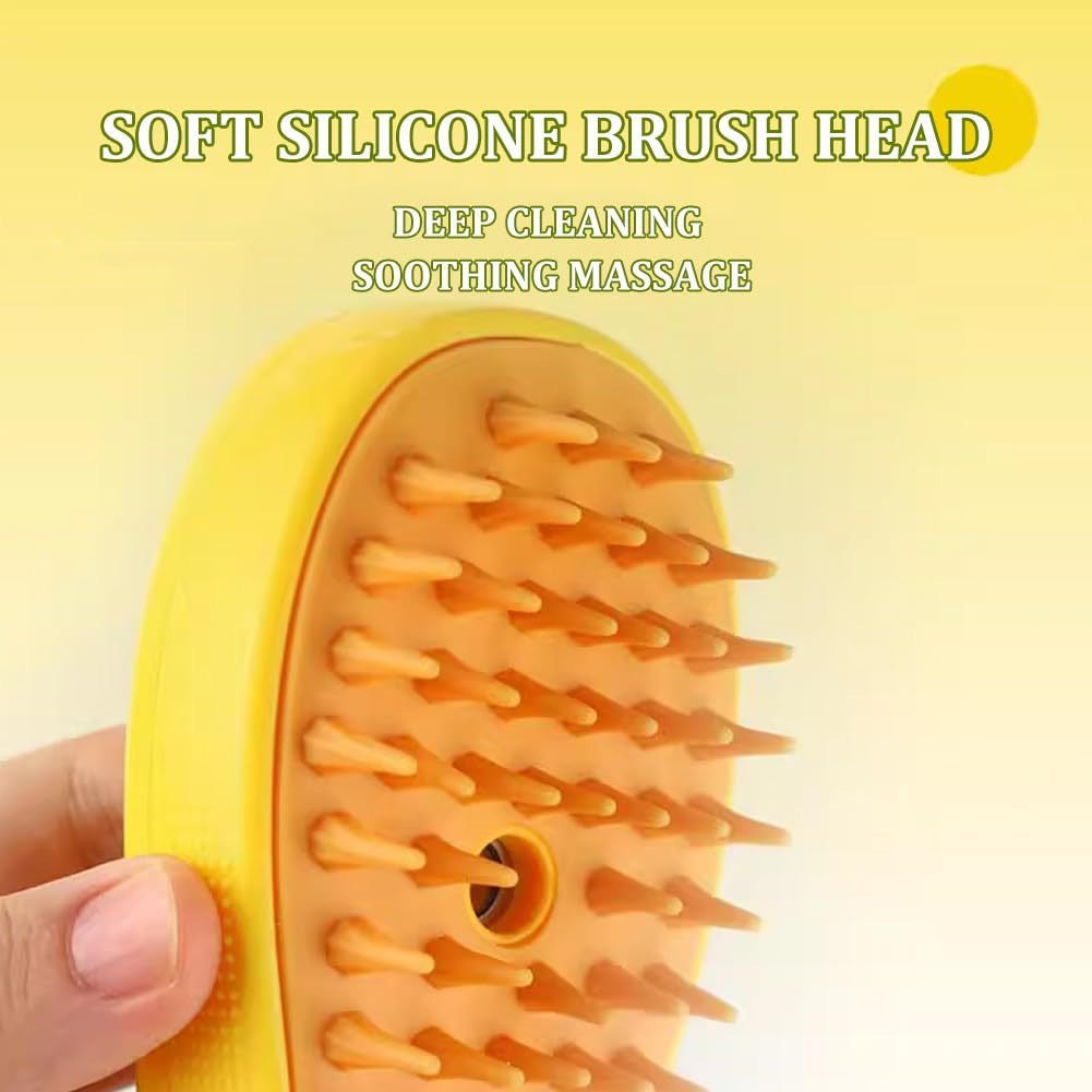 Electric Pet Massage Spray Comb with Steam Brush