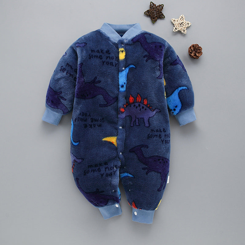 Thickened Baby Clothes for Fall-Winter Seasons, Suitable for 3 to 18 Months