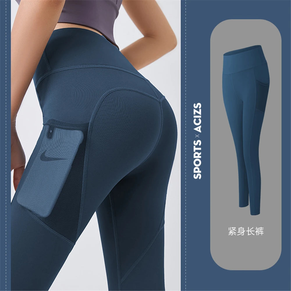 Summer Yoga Pants for Women: High Waist, Elastic, Slim Fit, Peach Hip, 5-Point Tightness, and Hip Lifting for Fitness