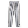 Straight Loose Striped Pendant Wide Leg Mop Pants