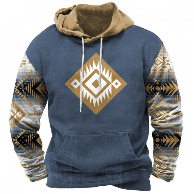 Men's Stylish Hoodie with Fashionable Prints