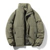 Corduroy Cotton-padded Jacket For Men Fleece-lined Warm And Breathable