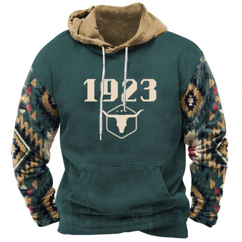 Men's Stylish Hoodie with Fashionable Prints