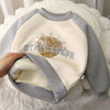 Kid's Sweater with Fleece Lining for Warmth in Autumn and Winter - Thick Thermal Outerwear