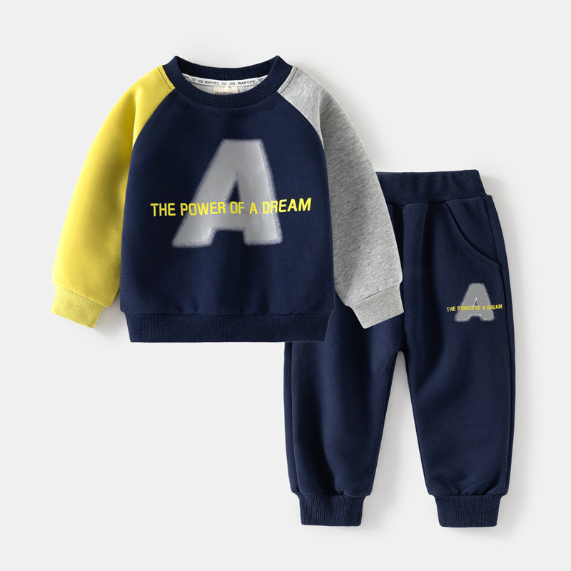 Children's Sweatshirt Suit Two-piece Set