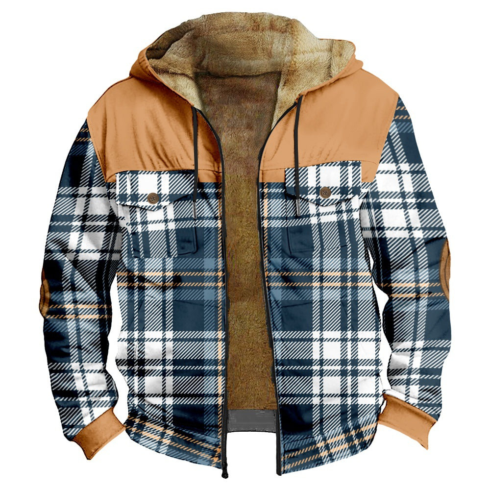 Fleece Zipper Coat for Men: Shirt Jacket Style