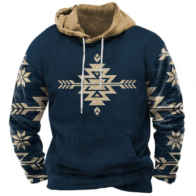 Men's Stylish Hoodie with Fashionable Prints