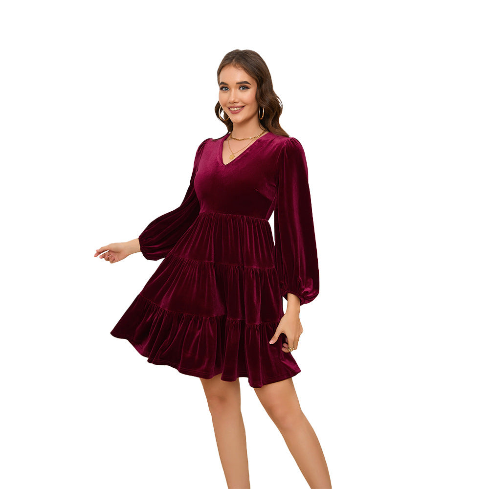 Women's Fashion Figure Flattering Tiered Dress