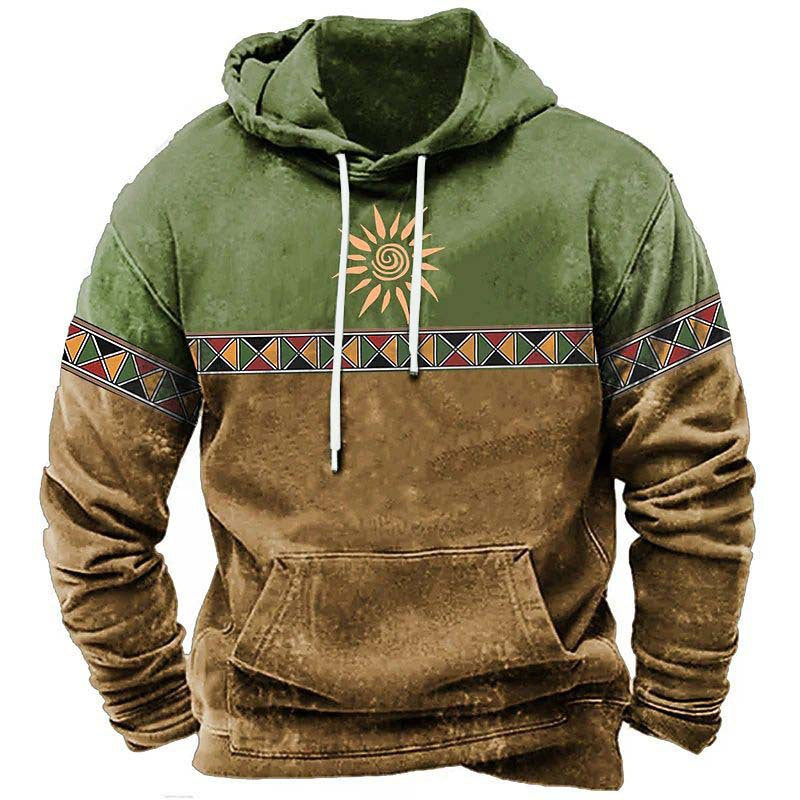 Men's Casual Hoodie in Trendy Patterns