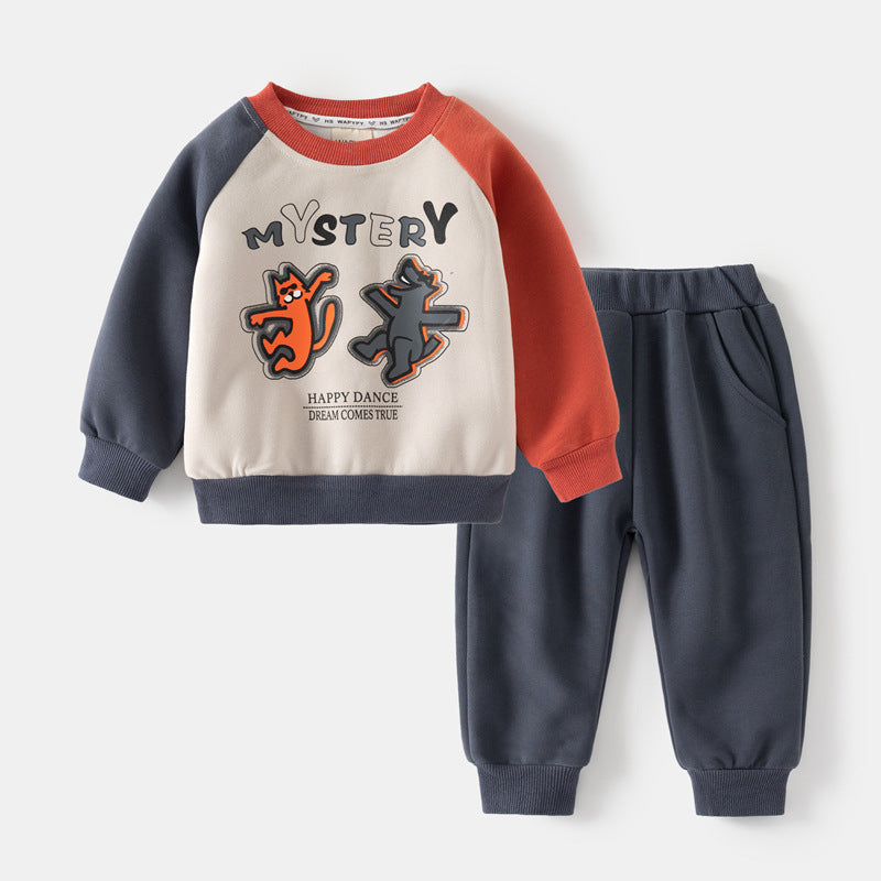 Children's Sweatshirt Suit Two-piece Set