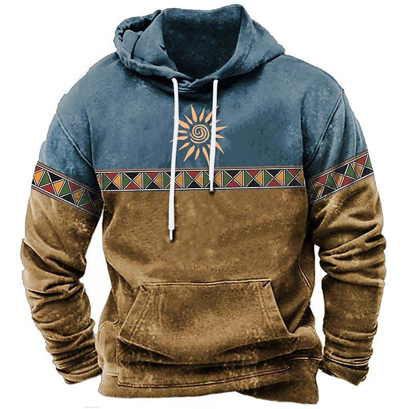 Men's Casual Hoodie in Trendy Patterns