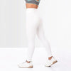 High-Waisted Black Plus Size Sports Leggings for Women with Push-Up Effect