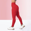 High-Waisted Black Plus Size Sports Leggings for Women with Push-Up Effect