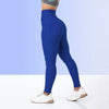 High-Waisted Black Plus Size Sports Leggings for Women with Push-Up Effect