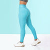 High-Waisted Black Plus Size Sports Leggings for Women with Push-Up Effect