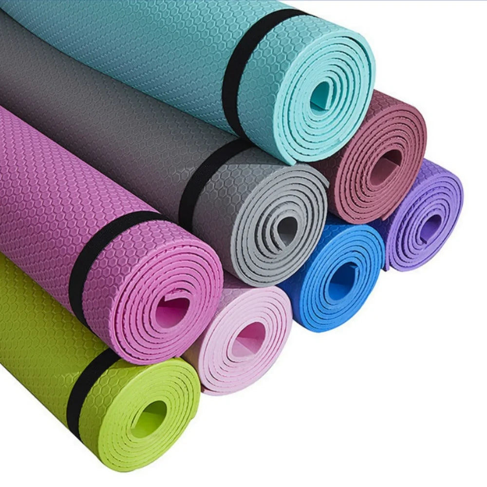 Anti-Skid Yoga Mat with 3MM-6MM Thickness - EVA Comfort Foam Exercise Mat for Yoga, Pilates, Gymnastics, and Fitness Sports