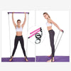 Resistance Band Pilates Exercise Bar Kit for Body Building and Yoga Rope Puller