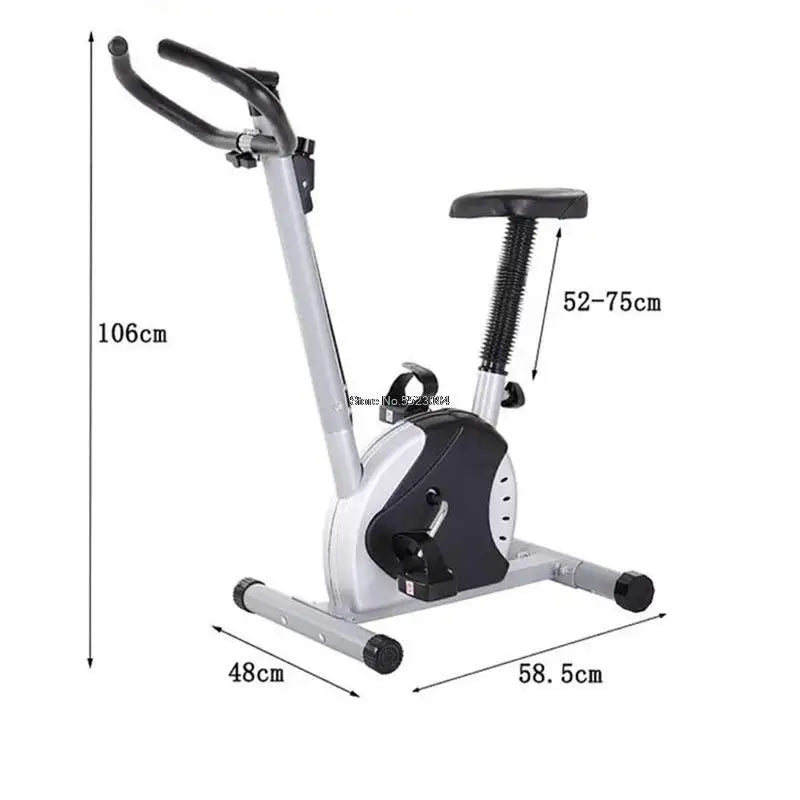 Indoor Cycling Trainer with LED Display - Cardio Exercise Bike for Home Fitness, Stationary Body Building Equipment