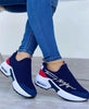 Fashion Casual Breathable Wedges Ladies Walking Sneakers