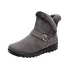 Women's Winter Boots, featuring plush warmth, zipper convenience, and comfortable flat soles