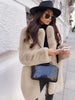 Women's Solid Color Long Sleeve Lapel Faux Fur Coat with a Stylish Temperament