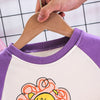 Male And Female Baby Cartoon Long-sleeved Two-piece Suit