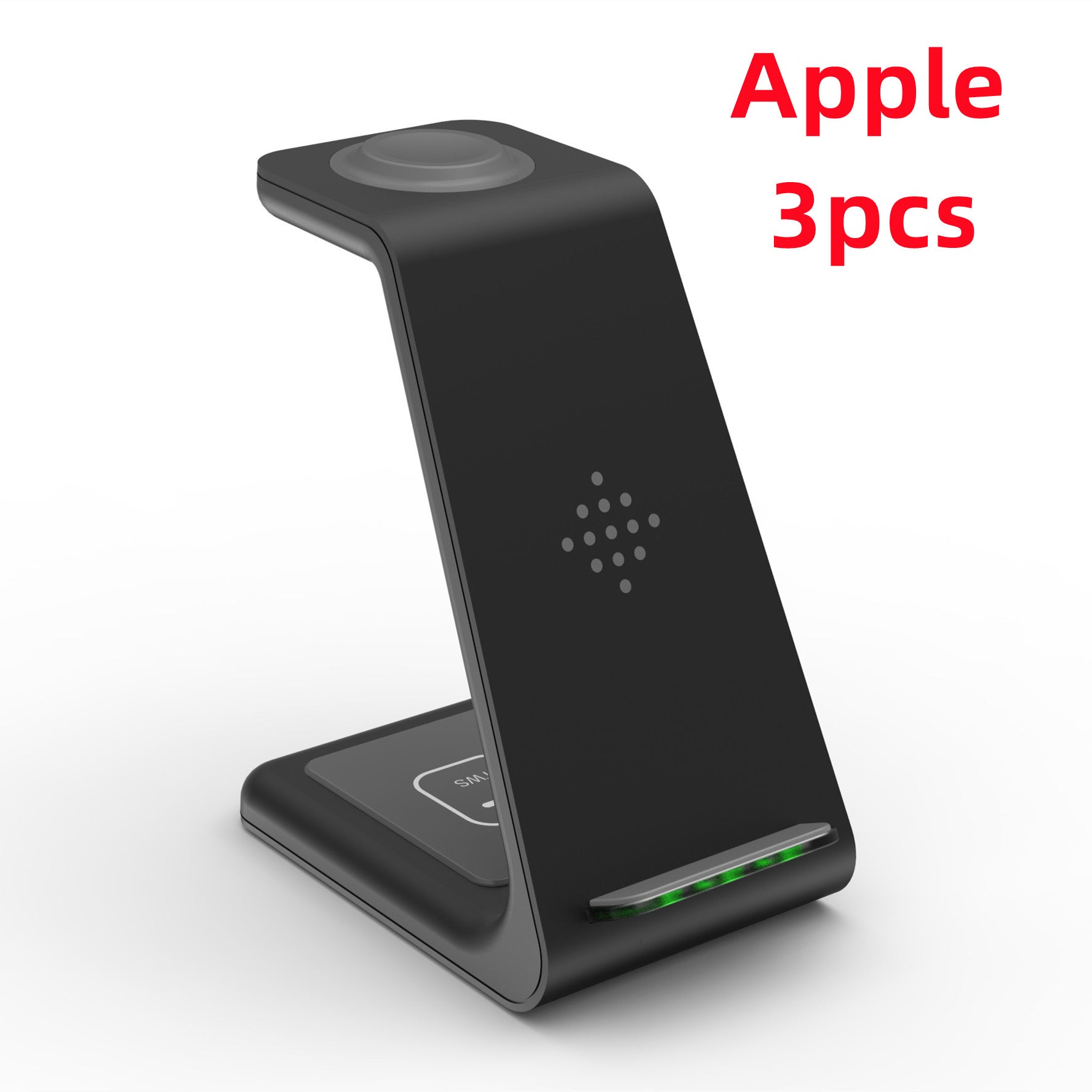 3-in-1 Fast Charging Station with Wireless Charger Stand and Quick Charge Dock for Phones